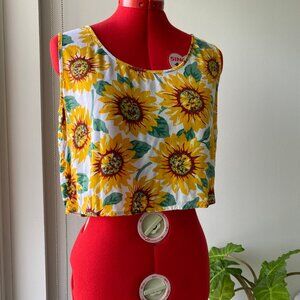 American Apparel Sunflower Tank Top